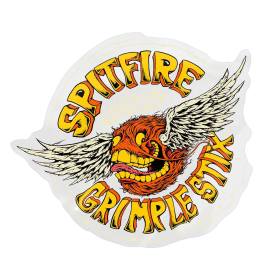 Spitfire Wheels X Grimple Stix Flying Classic Sticker - Medium