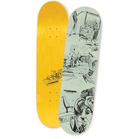 8.38x32 The Heated Wheel Brayan Coria Get Zitted Deck