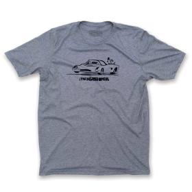 The Heated Wheel Co-Pilot Premium T-Shirt - Indigo Blue