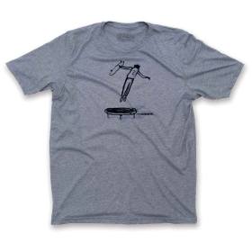 The Heated Wheel Christ Air Premium T-Shirt - Indigo Blue