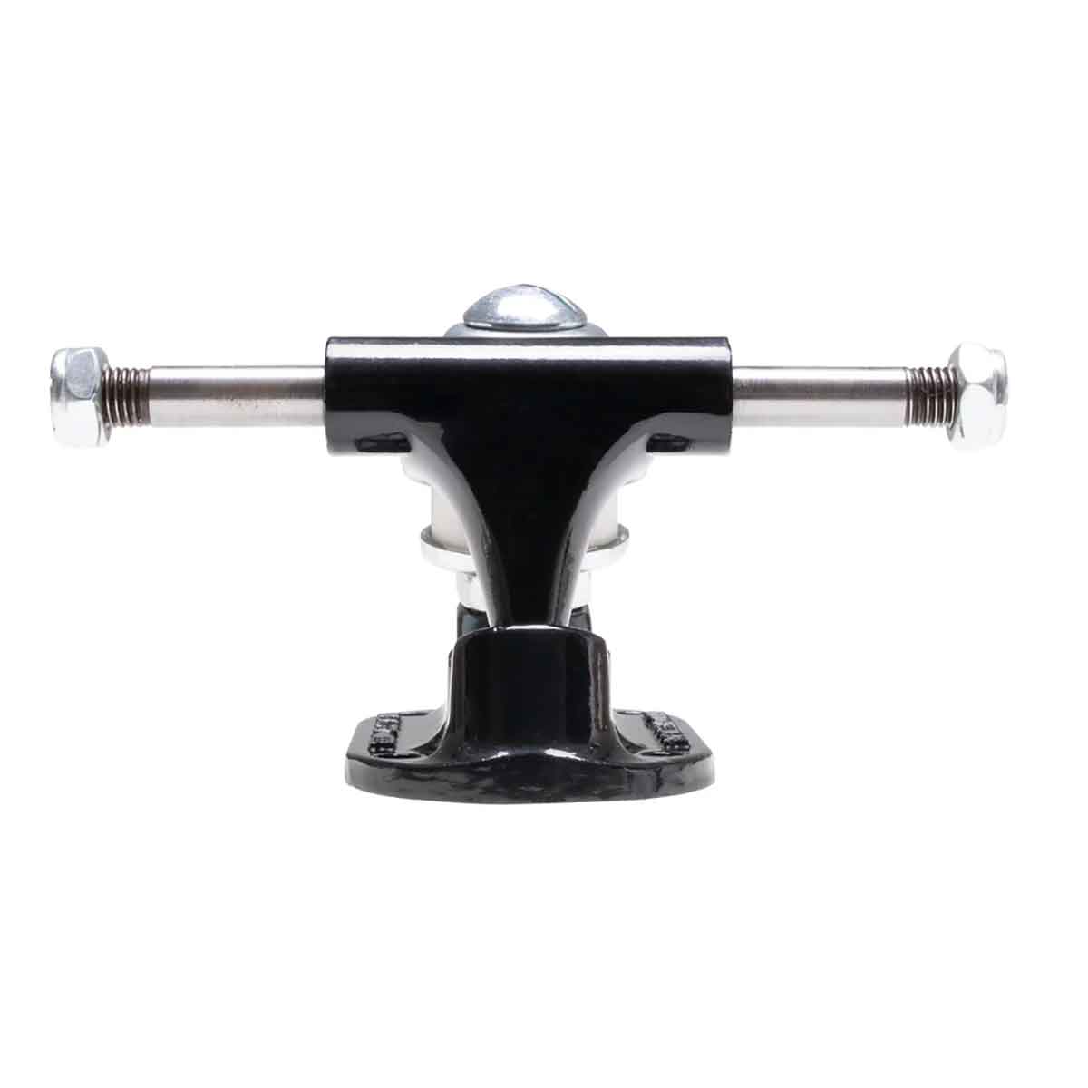 The Heated Wheel Polarizer Skateboard Trucks - Black (6" Axle 