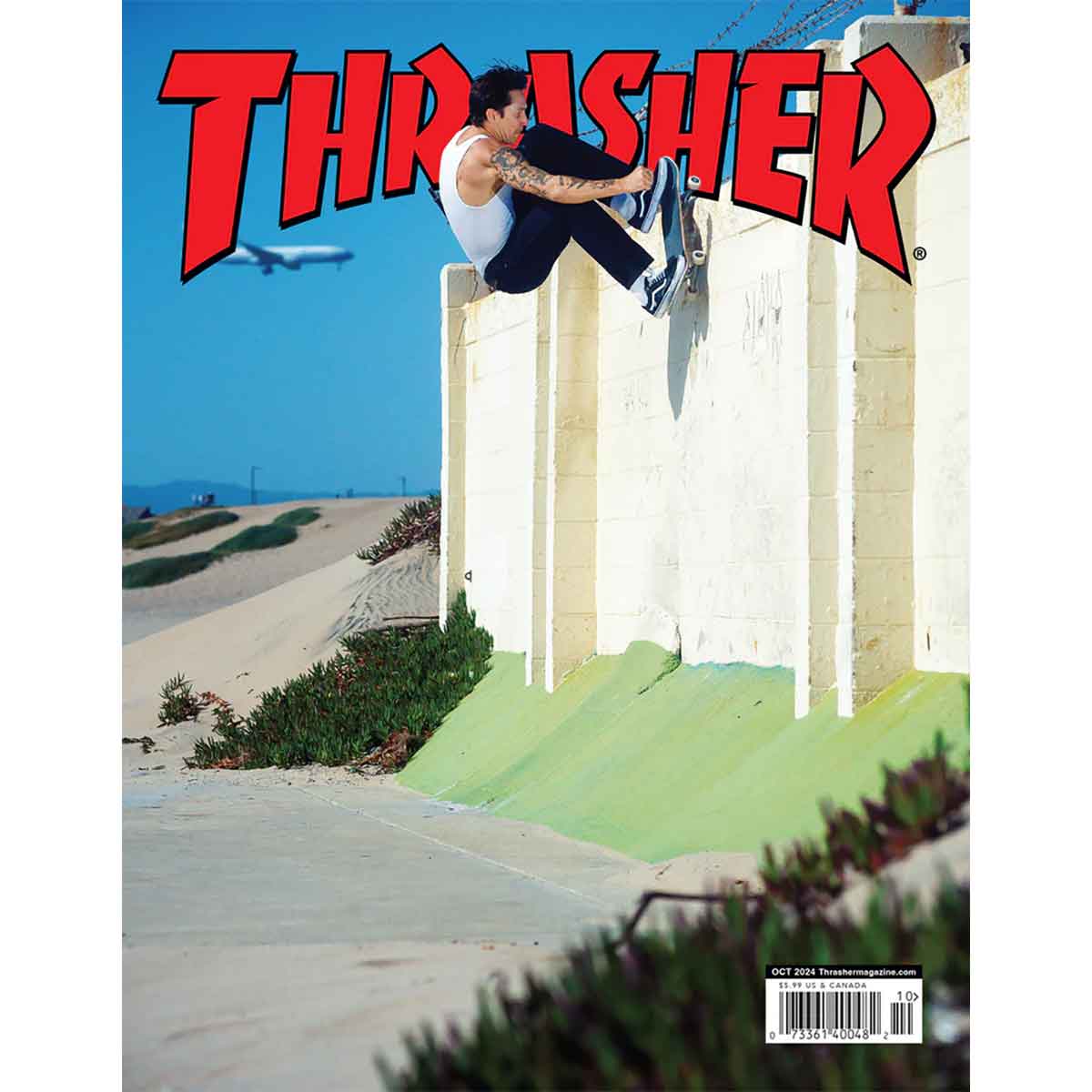 80s Thrasher Magazine ロンT / ONEITA Thrasher Magazine October 2024 Issue | SoCal Skateshop