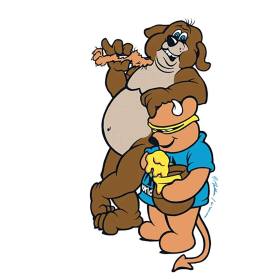 World Industries Mullen Bear Sticker