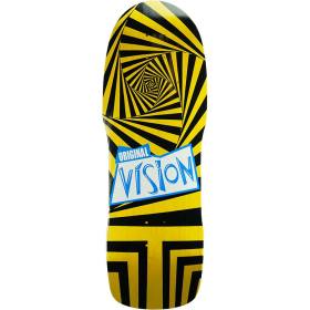 10x29.75 Vision Original Concave Re-Issue Deck - Yellow Stain/Black