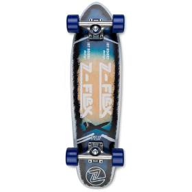 Z-Flex Pop Cruiser Complete Skateboard - Even Tide 7.6x27