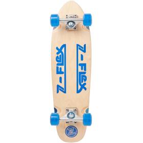 Z-Flex Retro Classic Cruiser Complete Skateboard - Blue 7.6x27