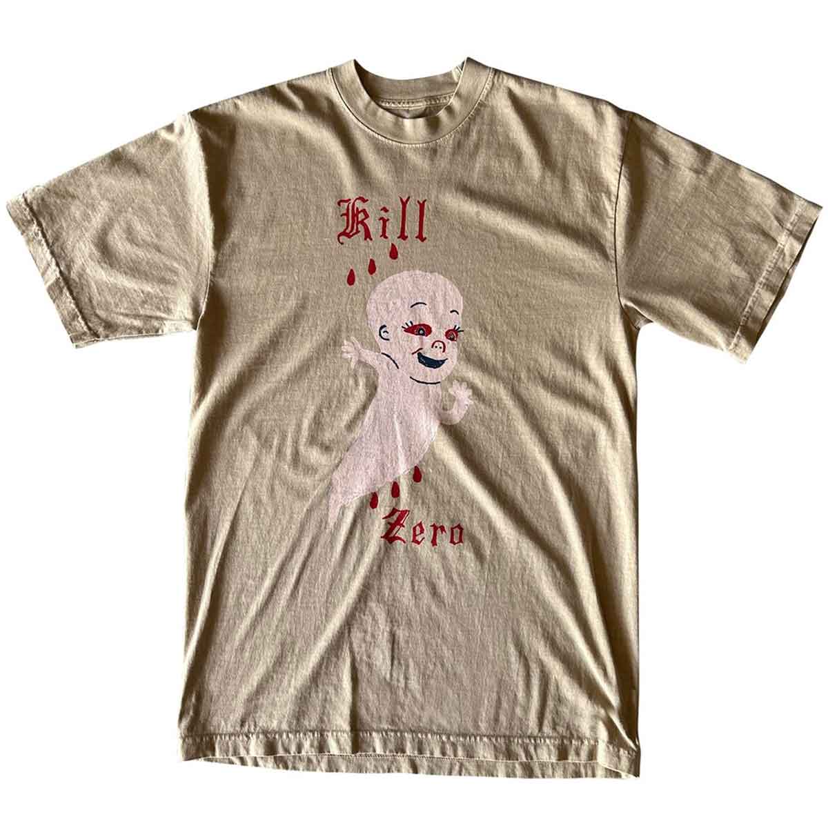 Zero Skateboards Kill Zero T-Shirt - Tan | SoCal Skateshop
