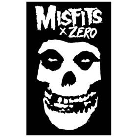 Zero Misfits X Zero Fiend Skull Sticker - 4" x 6"