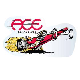Ace Trucks Dragster Sticker - 5"