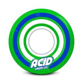 55mm 86a Acid Chemical Co Pod Conical All Terrain Wheels - Green/Blue