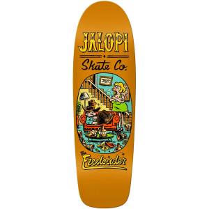 10.14x33.3 Antihero Jalopi Freeloader Shaped Deck - Orange