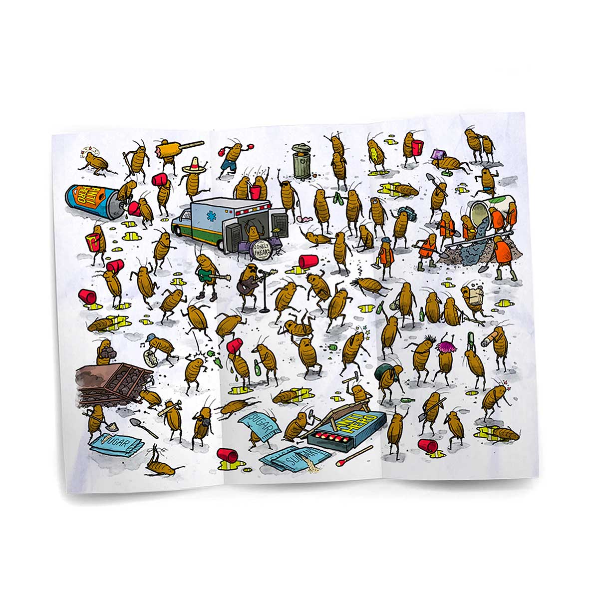 Antihero Raney Beres Roached Out II Skateboard Deck - 8.62x32.56