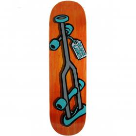8.5x32.38 Black Label Crutch Deck - Orange Stain