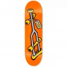 8.5x32.38 Black Label Crutch Deck - Orange Stain