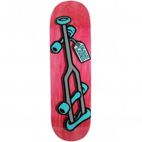 9x32.62 Black Label Crutch Deck - Pink Stain