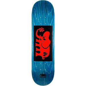 9x32.62 Black Label Elephant Block Red Deck - Blue Stain