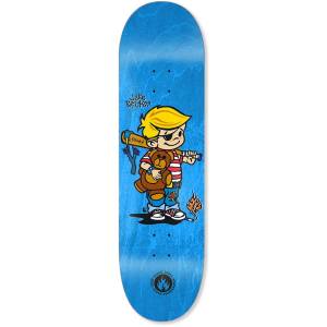 8.75x32.25 Black Label Jake Reuter Bad News Deck - Blue Stain