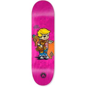 8.25x32.12 Black Label Jake Reuter Bad News Deck - Pink Stain
