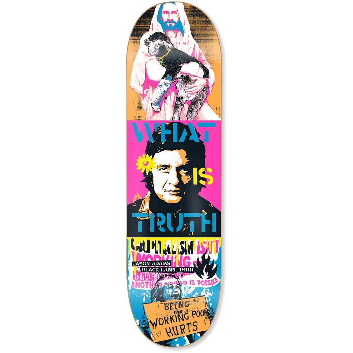 Black Label Jason Adams Truth Skateboard Deck 8.5x32.38 | SoCal