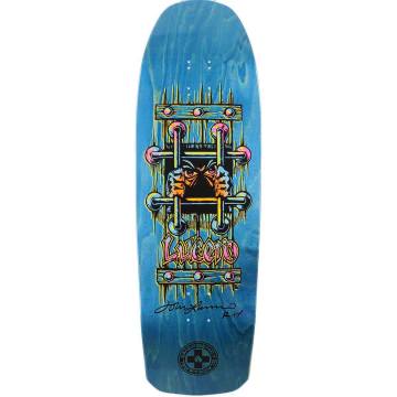 Black Label Elijah Akerley Fire Brewed Skateboard Deck - Blue