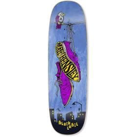 9.5x32.125 Black Label Matt Hensley Wing Tips Tugboat Shaped Deck - Blue Stain