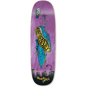 9.5x32.125 Black Label Matt Hensley Wing Tips Tugboat Shaped Deck - Purple Stain