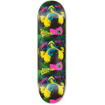 Black Label Omar Hassan Fire It Up Skateboard Deck - Blue Stain Black Label Omar Hassan Fire It Up Skateboard Deck - Blue Stain