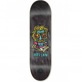 8.38x32.5 Black Label Omar Hassan Smoking Section Deck - Black Stain