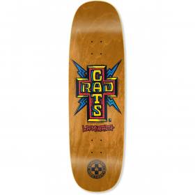 9.5x32.125 Black Label Radcats Tugboat Shaped Deck - Yellow Stain
