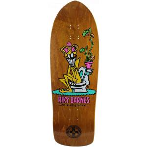 10.25x31.5 Black Label Riky Barnes Biodegradable Shaped Deck - Brown Stain