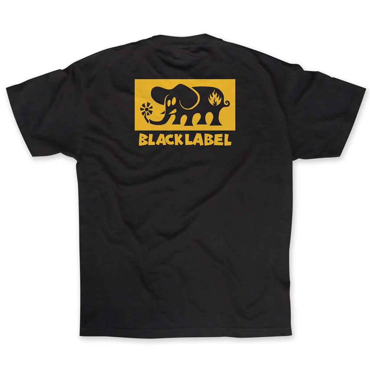 Black Label Skateboards ElephantBlock T-Shirt - Black | SoCal