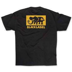 Black Label Classic Elephant T-Shirt - Black