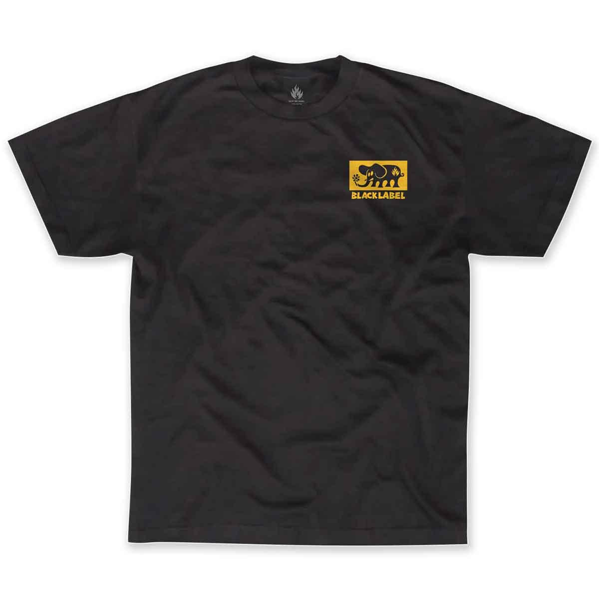 Black Label Skateboards ElephantBlock T-Shirt - Black | SoCal