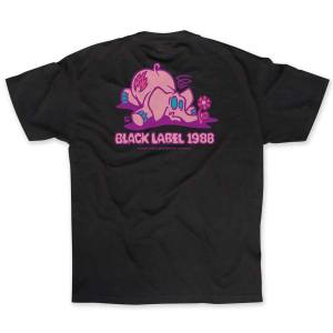 Black Label Pink Elephant T-Shirt - Black