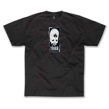Black Label Skateboards Thumbhead Torn T-Shirt - Black | SoCal