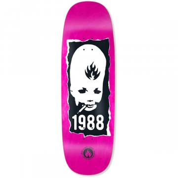 Poorhouse Shaped Skateboard Deck - Green Stain 9.5x32 | SoCal