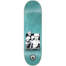 8.25x32.12 Black Label Welcome To 1988 Deck - Teal Stain