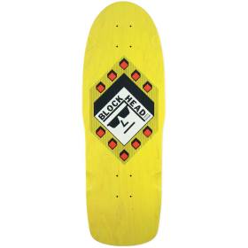 10.25x30.25 Blockhead Cubed 1984 Prototype Re-Issue Deck - Yellow/Red/White/Black