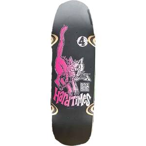 9.625x32.125 Blockhead Hard Times 4 Re-Issue Rider Deck - Black/Pink