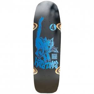 9.625x32.125 Blockhead Hard Times 4 Re-Issue Rider Deck - Black/Blue
