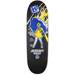 9.125x32.25 Blockhead Jeremy Wray Splatter 1993 Modern Deck - Black
