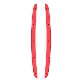 Blockhead Moon Beam B2 Skateboard Deck Rails - Red 14.38" x 3/8"