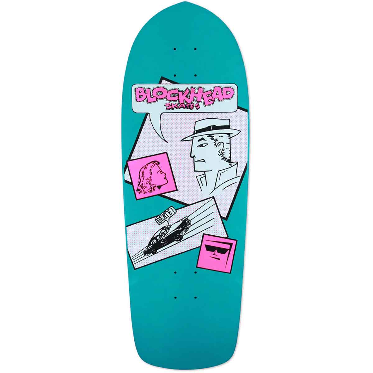Blockhead Rebel 40 Year Anniversary Re-Issue Rider Skateboard Deck