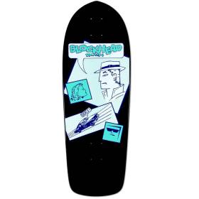 10.25x30.625 Blockhead Rebel 40 Year Anniversary Re-Issue Deck - Black Dip/Turquoise