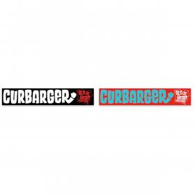 Blockhead Curbarger Sticker - Assorted Colors Small 3"