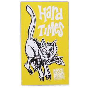 Blockhead Hard Times Sticker #3 - Large