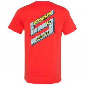 Blockhead Streetstyle 40 Year Anniversary T-Shirt - Fire Red