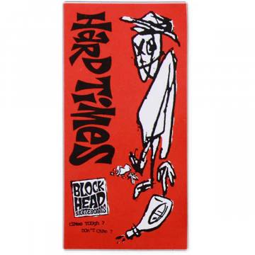 Blockhead Skateboards Vintage Square Logo Sticker - 2.5