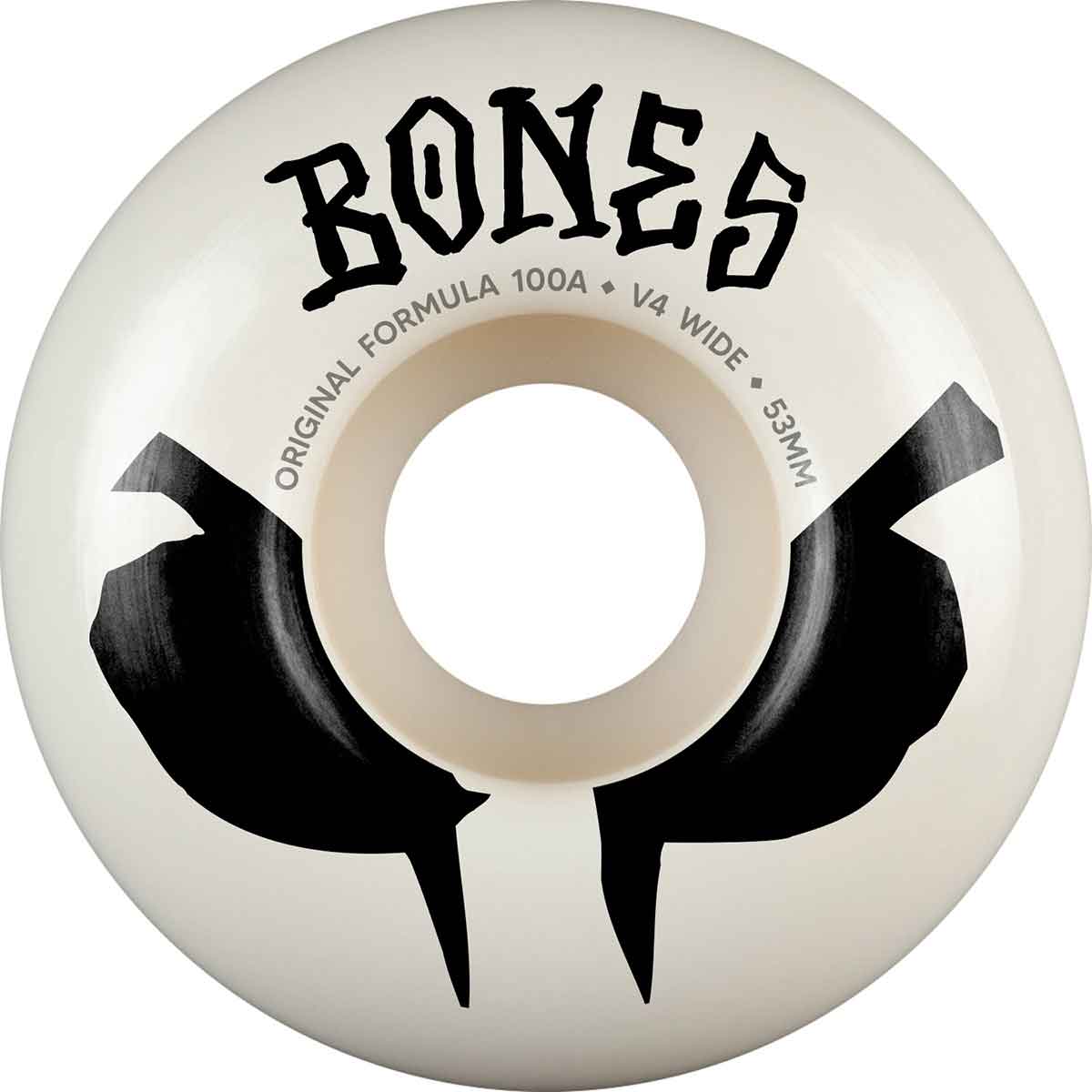 Kontrol Skateboard Wheels 50mm White - Set Of 4, 100A, Made In USA (Andrew Potti)