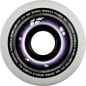 56mm 80a Bones ATF Filmers Wheels - White